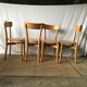Set of 4 vintage bistro chairs manufacture Boiclerc
