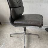 Office chair Eames Soft Pad 1970 Leather Grey