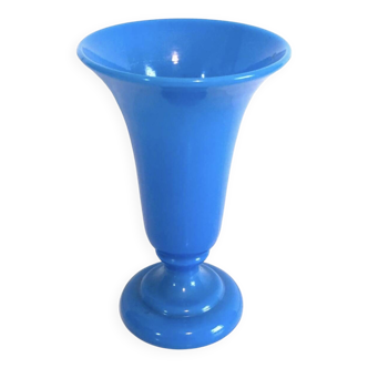 Vase Opaline à pied