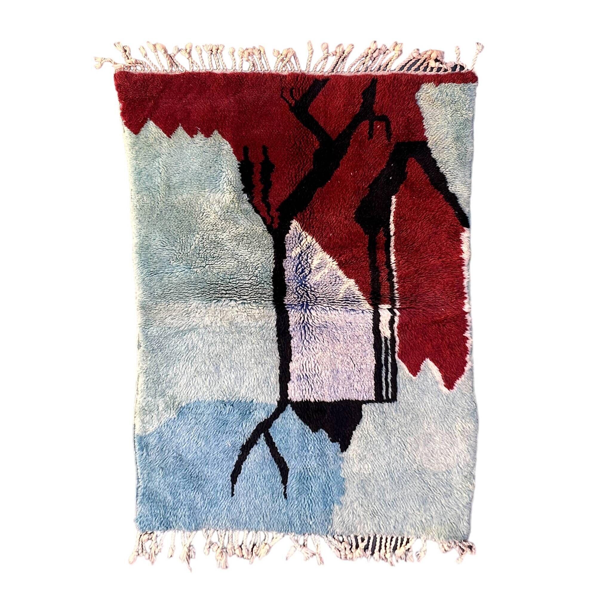 Tapis Marocain  Beni M'Rirt  coloré - 177 x 120 cm