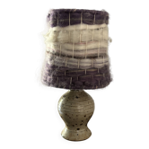 Lamp in pyrite stone