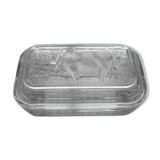 Glass buttermilk dairy cow lid