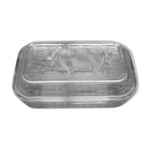 Glass buttermilk dairy cow lid
