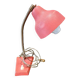 Lampe rouge de bureau vintage