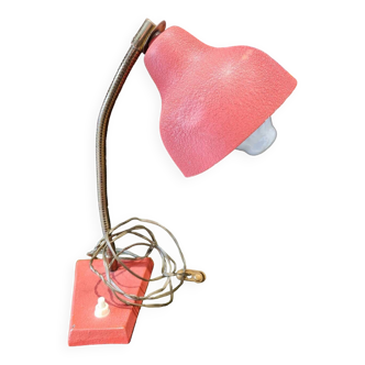 Vintage red desk lamp