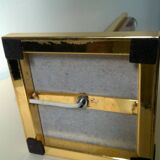 Marble and brass lamp base FEDAM Belgium c.1980