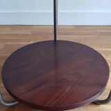 Side table Art Deco tripod wood and metal