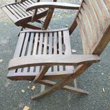 2 Garden armchairs
