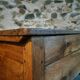 Old oak storage chest or flour bin