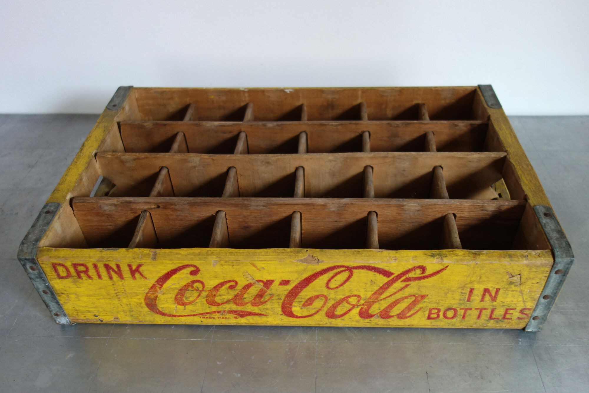 Vintage Coca-Cola wooden locker