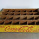 Vintage Coca-Cola wooden locker