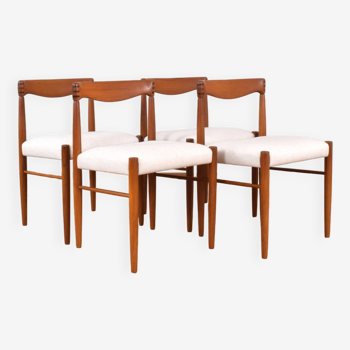 Mid-Century Danish Teak Dining Chairs by H.W. Klein for Bramin, 1960s, Set of 4.