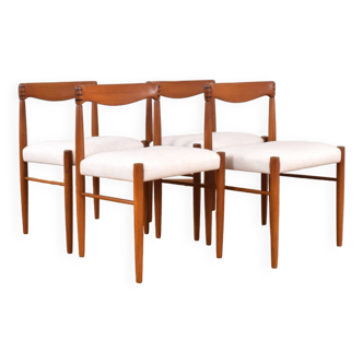 Mid-Century Danish Teak Dining Chairs by H.W. Klein for Bramin, 1960s, Set of 4.