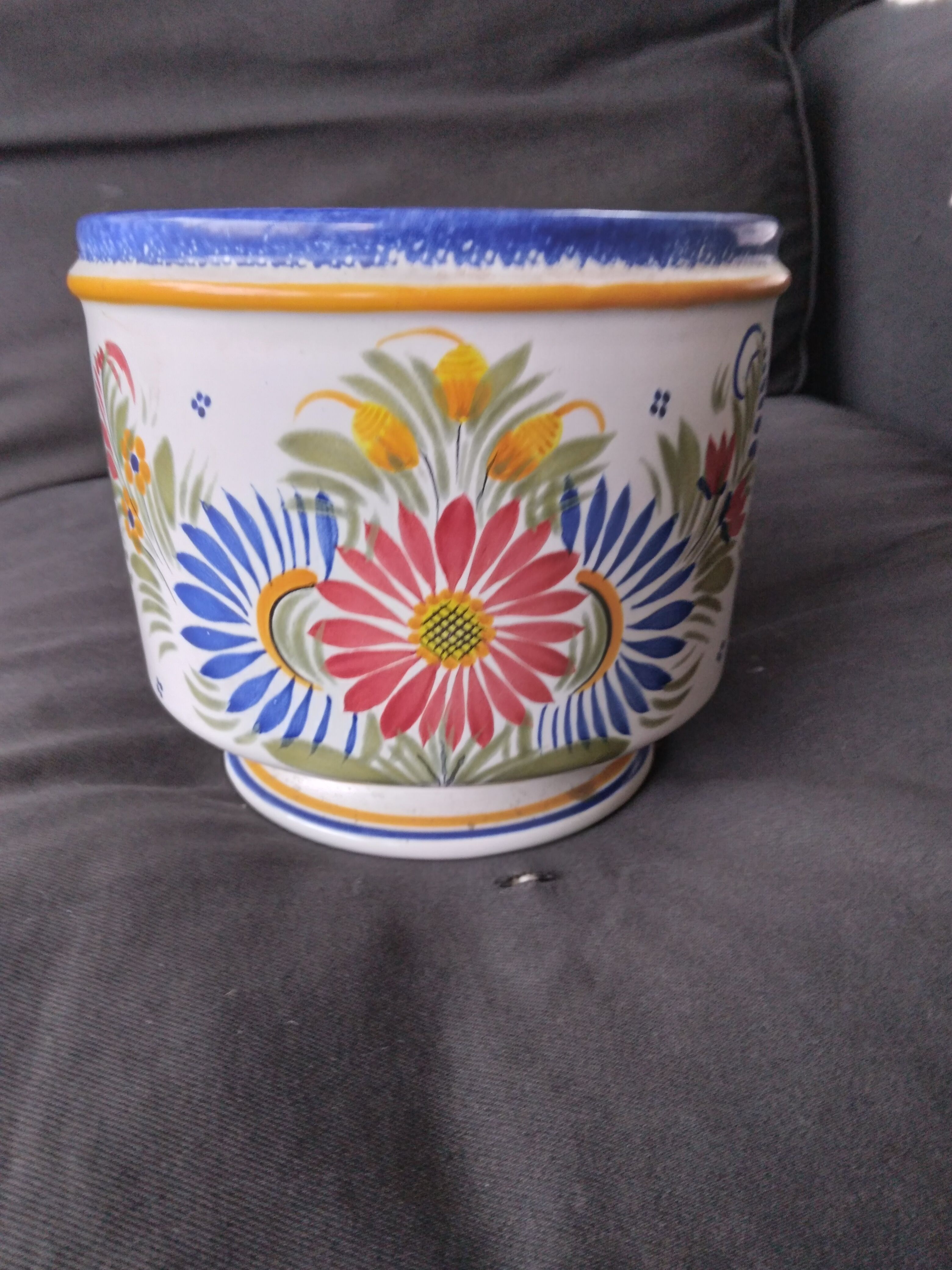 Cache pot de Henriot Quimper
