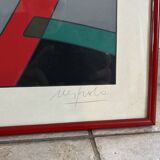 Screen print by Ugo Nespolo (1941 - ) - SIXTEEN TONS