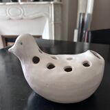 bird spades ceramic flower