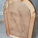 Vintage braided wicker mirror 72x47cm
