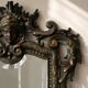 Miroir biseauté en bronze, Second Empire XIXe siècle, style Louis XV