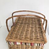 Vintage picnic basket