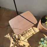 Vintage floor lamp geometric tube