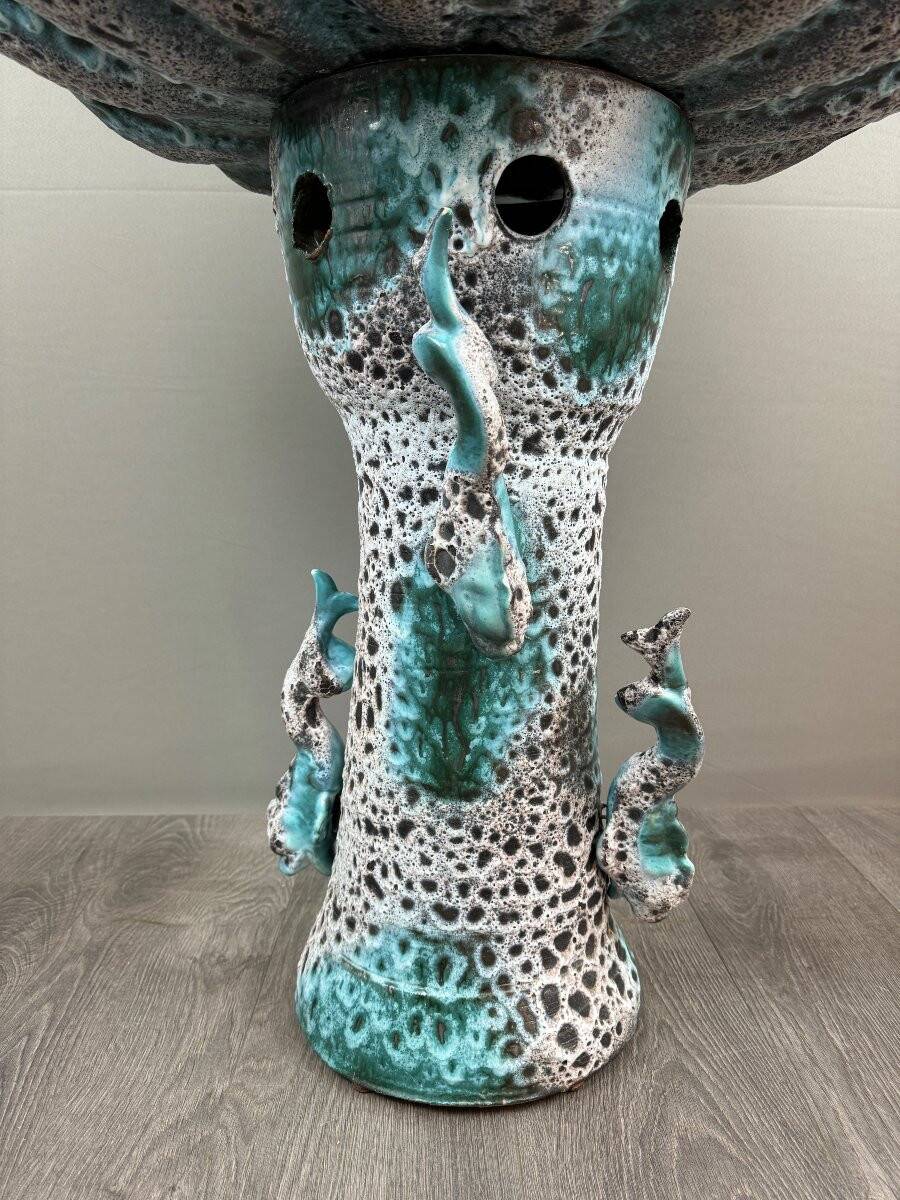 Vallauris Ceramic Fountain – Mermaid, 20th Century