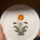 Assiette en marble blanc art indien