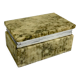 Vintage granite jewelry box with green veins