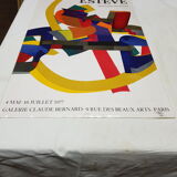 Affiche expo Maurice Esteve 1977