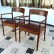 Set of 2 Scandinavian teak armchairs from Korup Stolefabrik, Denmark 1960s