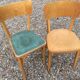 Set of four mismatched Thonet Bauman and Luterma chairs
