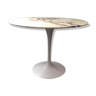 Table Saarinen Knoll International marbre carrare