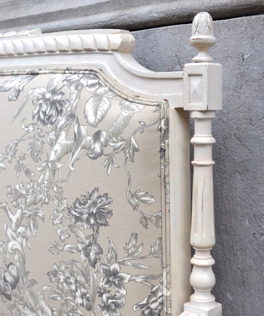 Louis XVI style painted bench