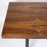 Table Basse En Palissandre Avec Structure En Métal Des Années 1960