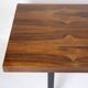 Table Basse En Palissandre Avec Structure En Métal Des Années 1960