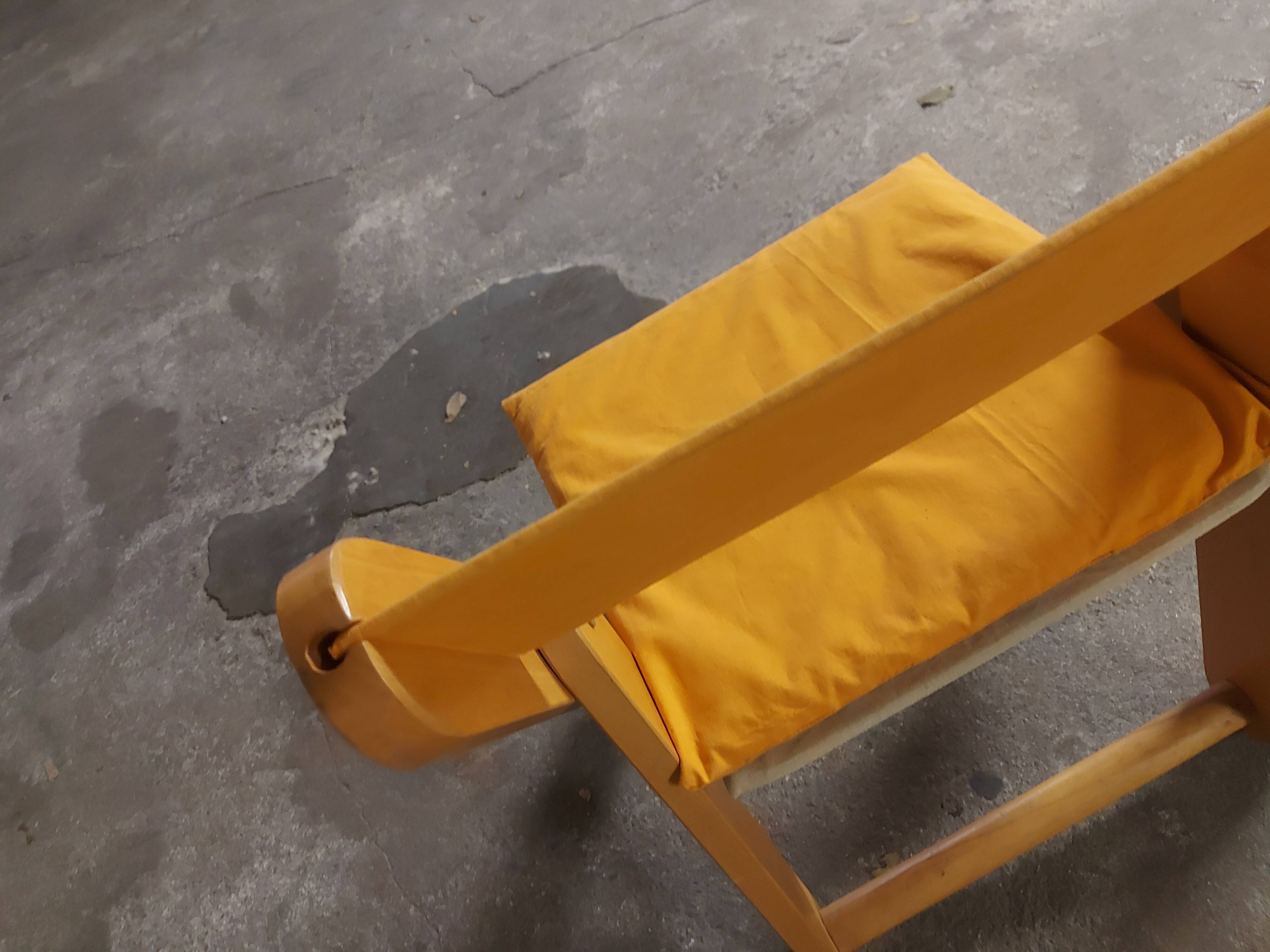 Vintage 80'S folding chair by Gillis Lundren for Ikea