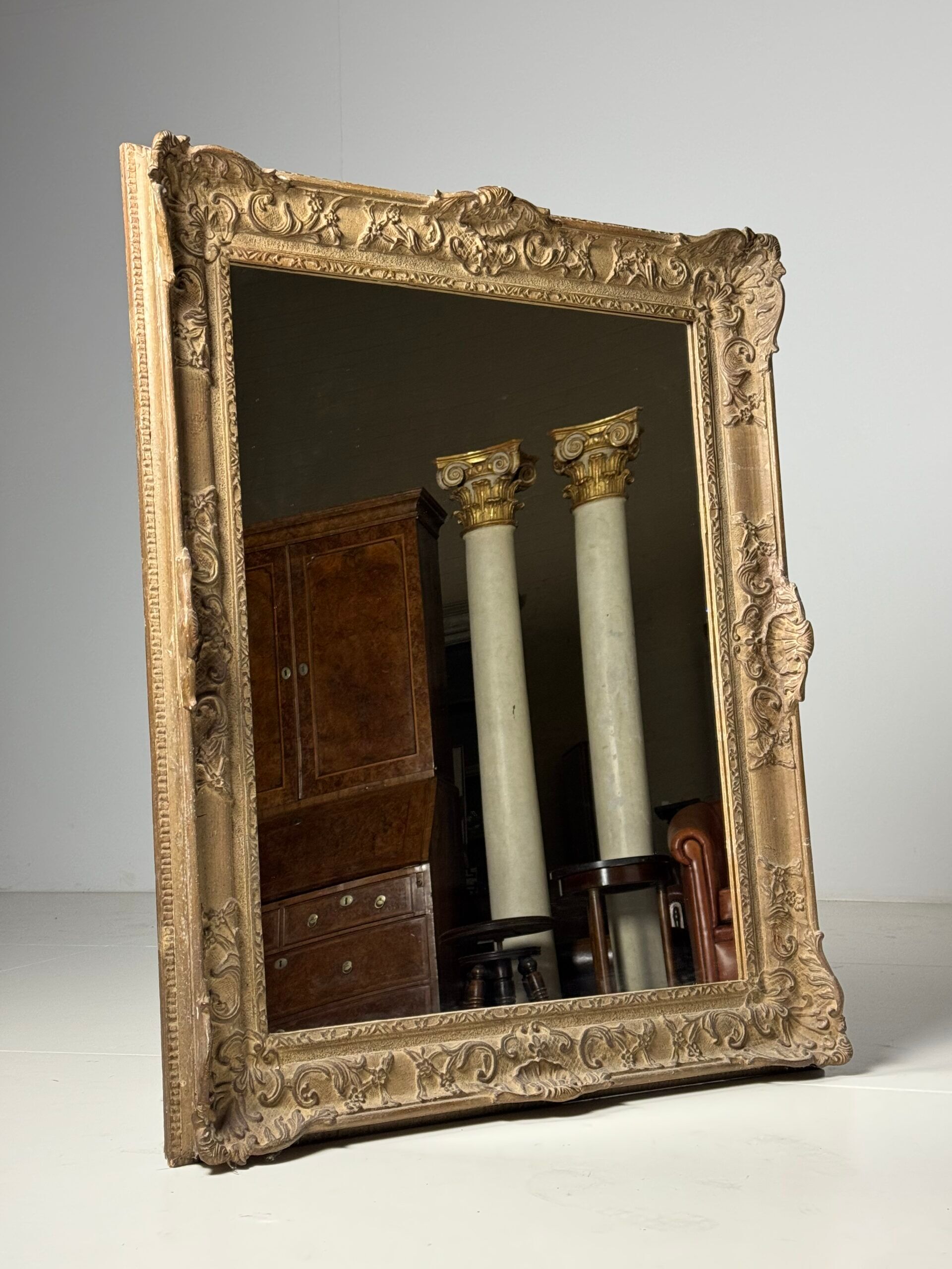 Large classic rural mirror