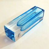 Vase Sommerso Murano turquoise