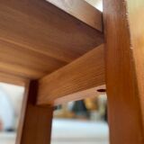 Bench with Pierre Chapo backrest , 70s