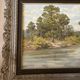 Oil on canvas countryside landscape