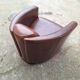 Praise leather club chair