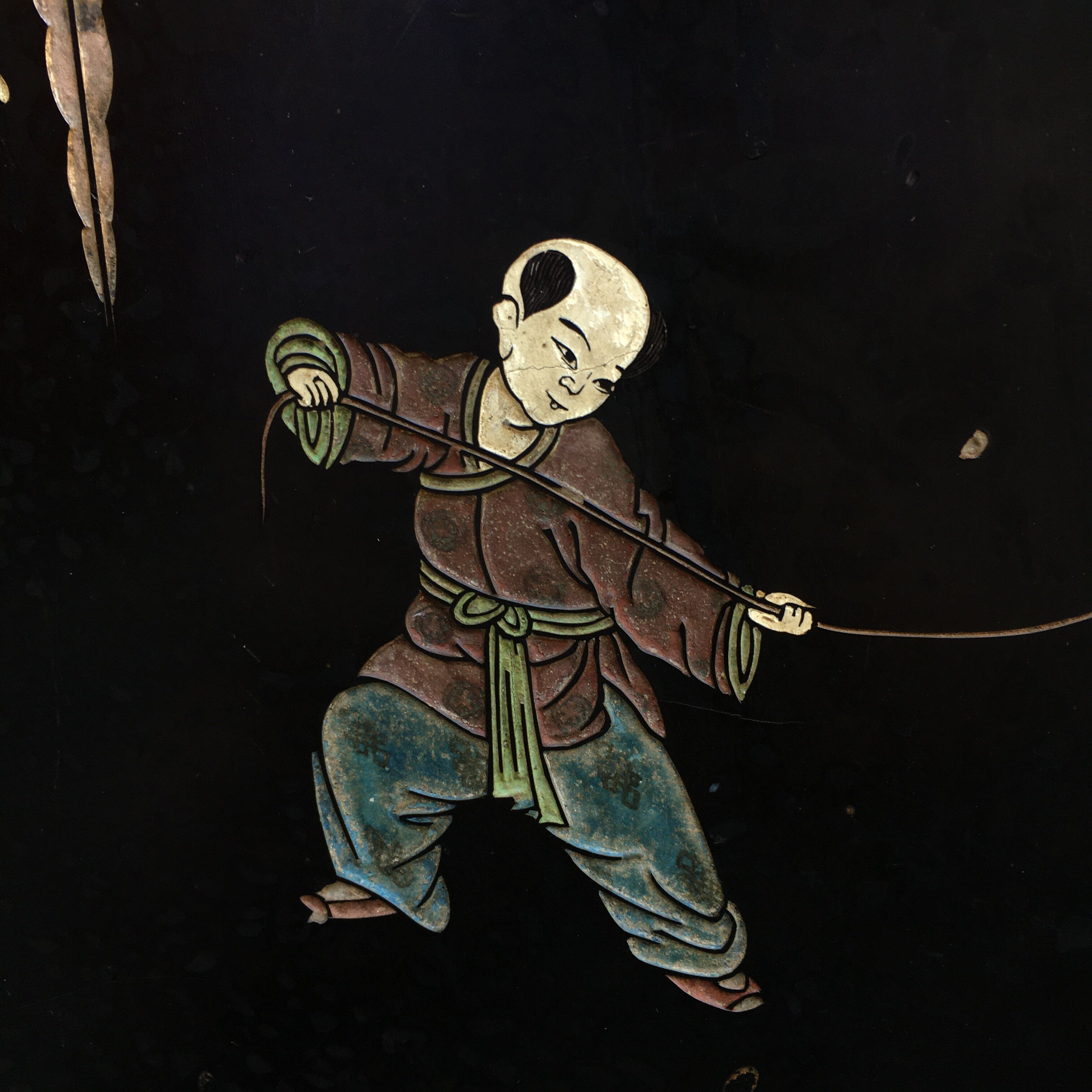 Cabinet / buffet / low laskboard cabinet of Coromandel China nineteenth century