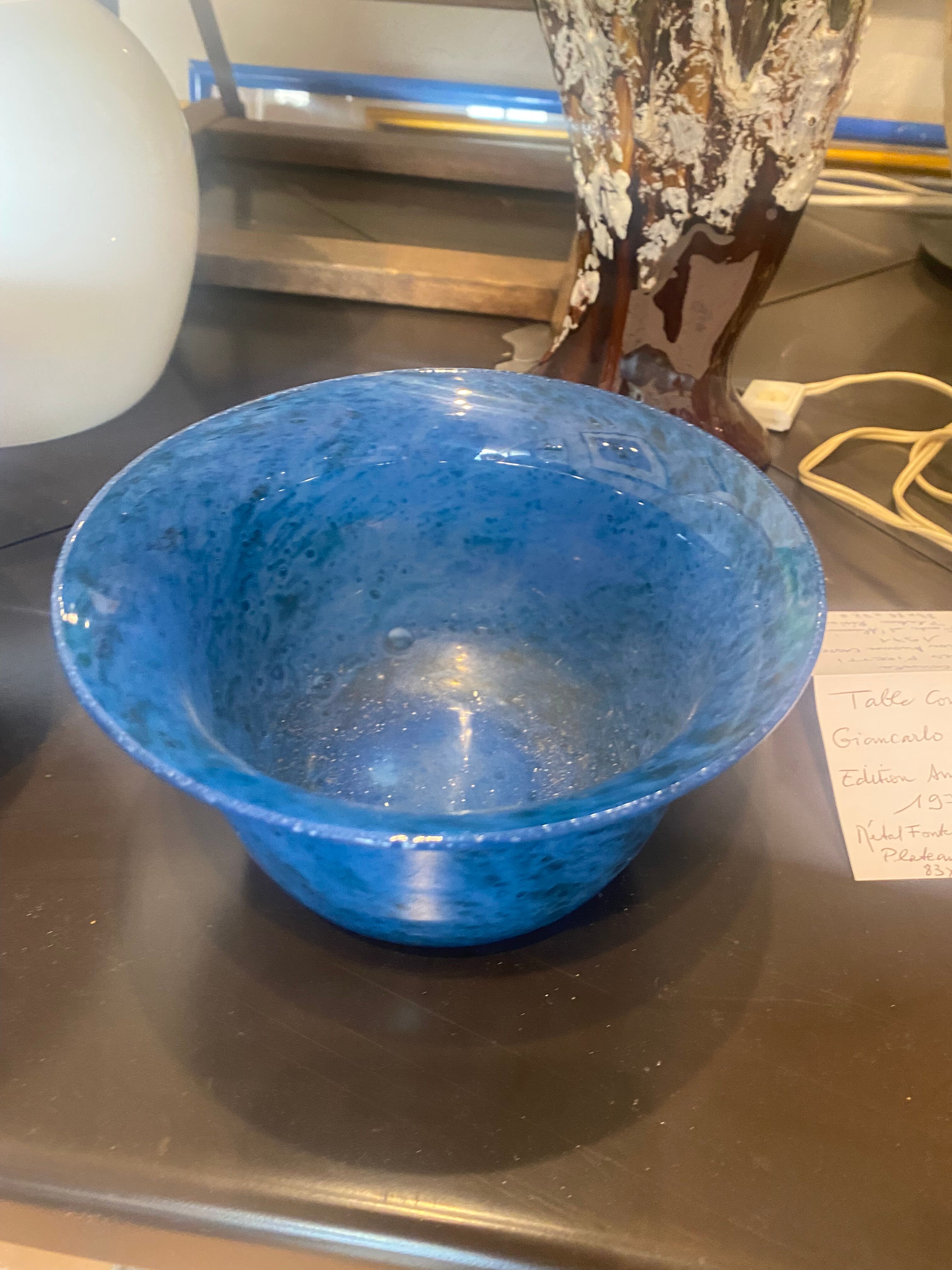 Kosta Boda Bertil Vallien blown glass cup