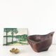 Brutalist solid wood dish