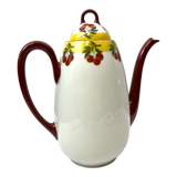 Limoges porcelain cherry coffee maker pourer