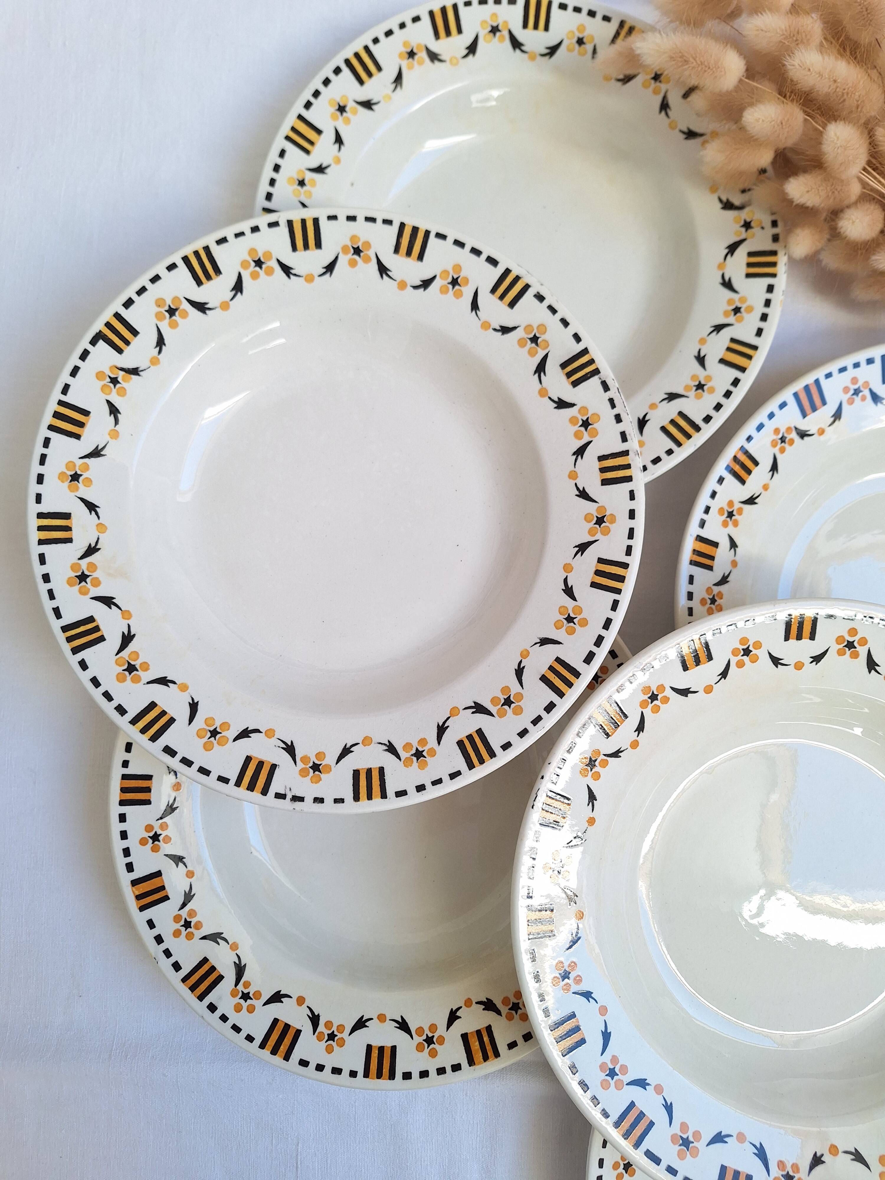 Gien 456 soup plates