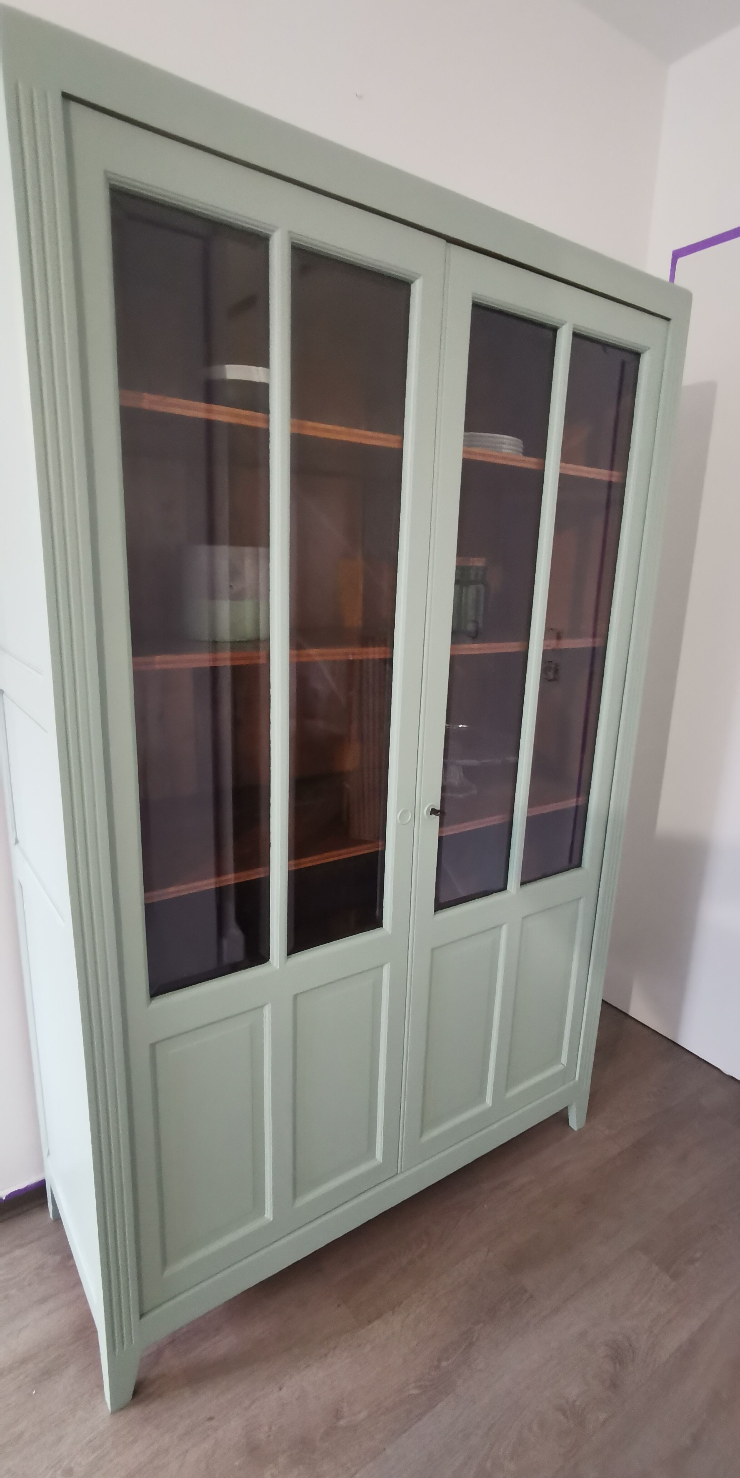 Parisian glass cabinet