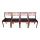 Fabric and Teak Dining Chairs by Victor Wilkins for G-Plan, 1960s, Set of 4