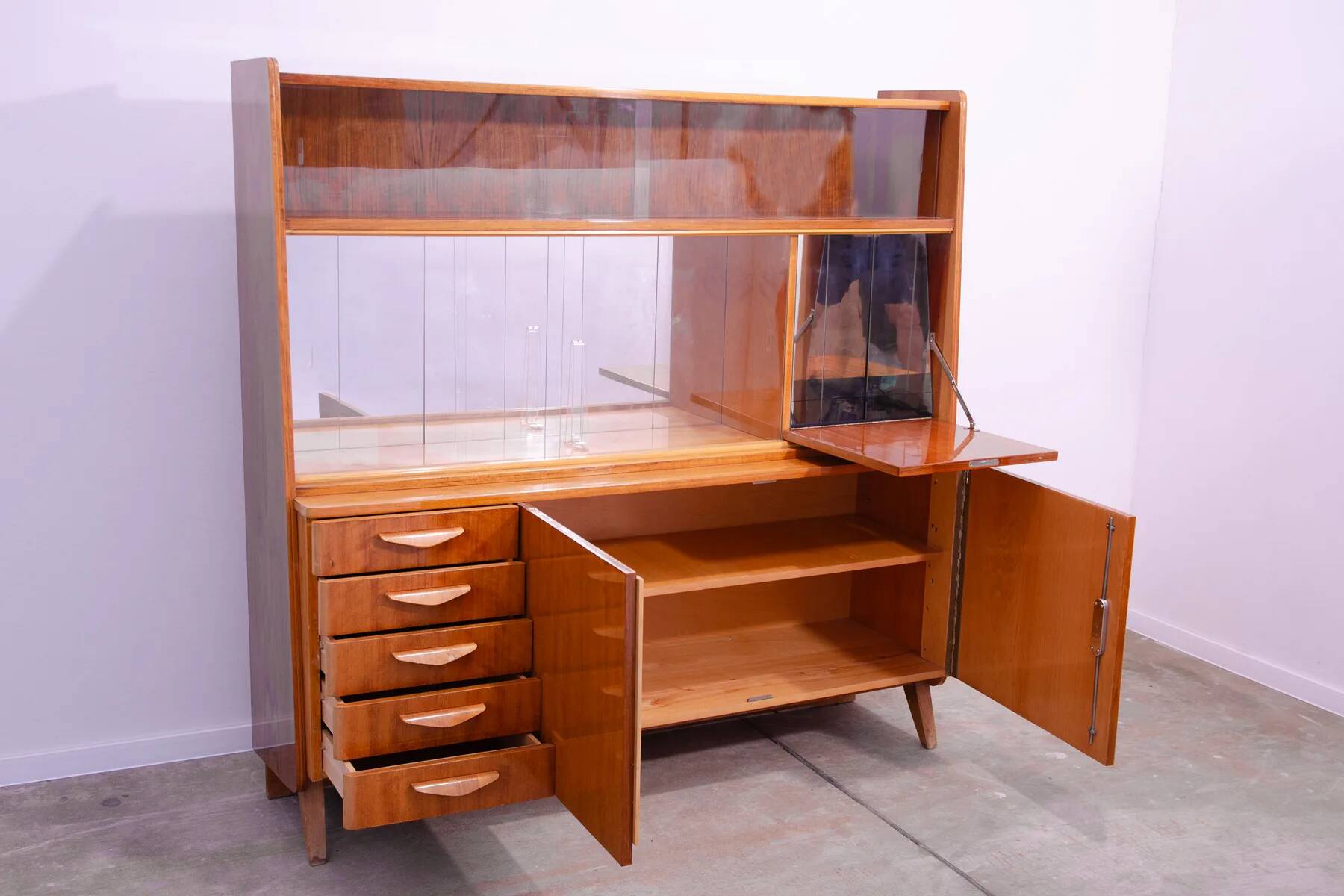 Mid century Vintage credenza by Frantisek Jirak, 1960s, Czechoslovakia