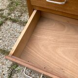 Vintage chest of drawers compass feet