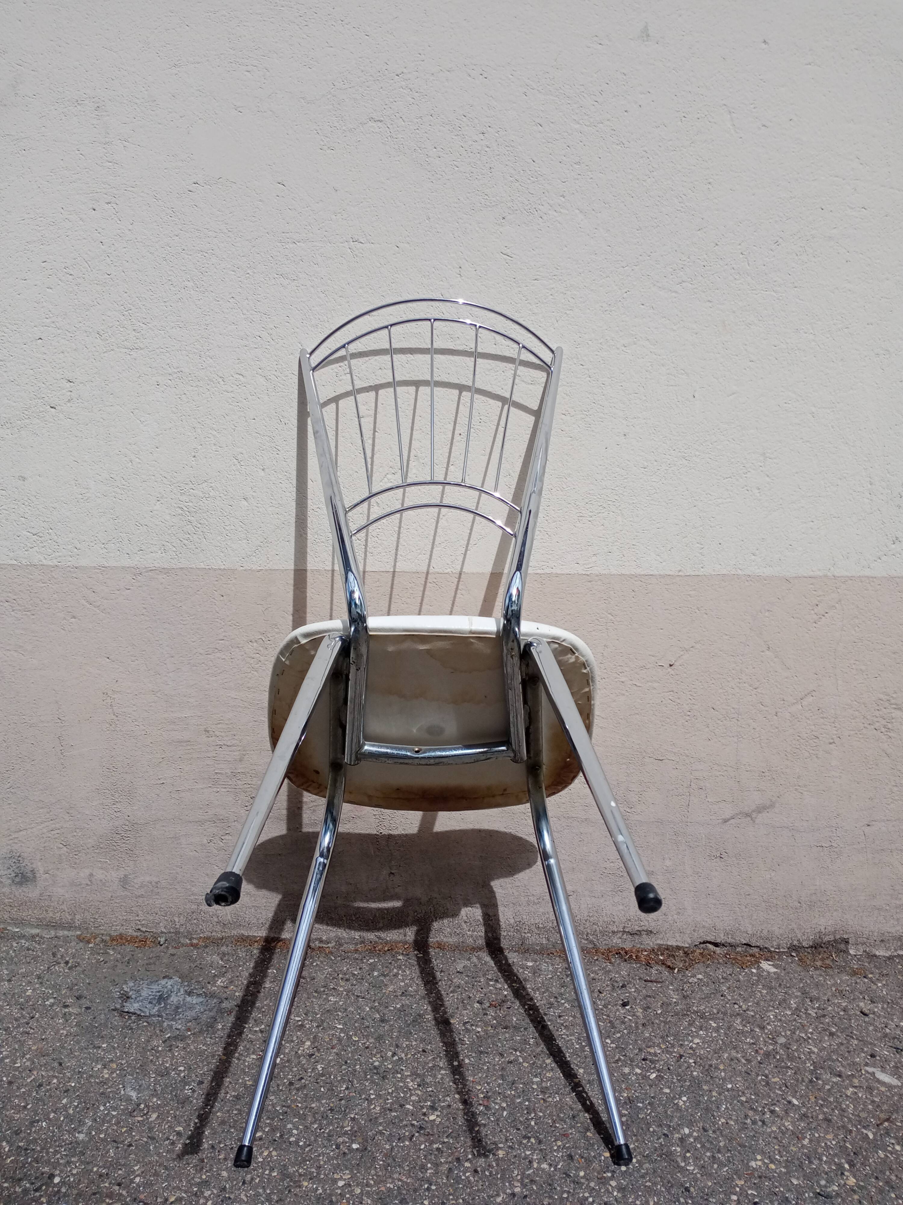 Table et chaises cuisine années 70